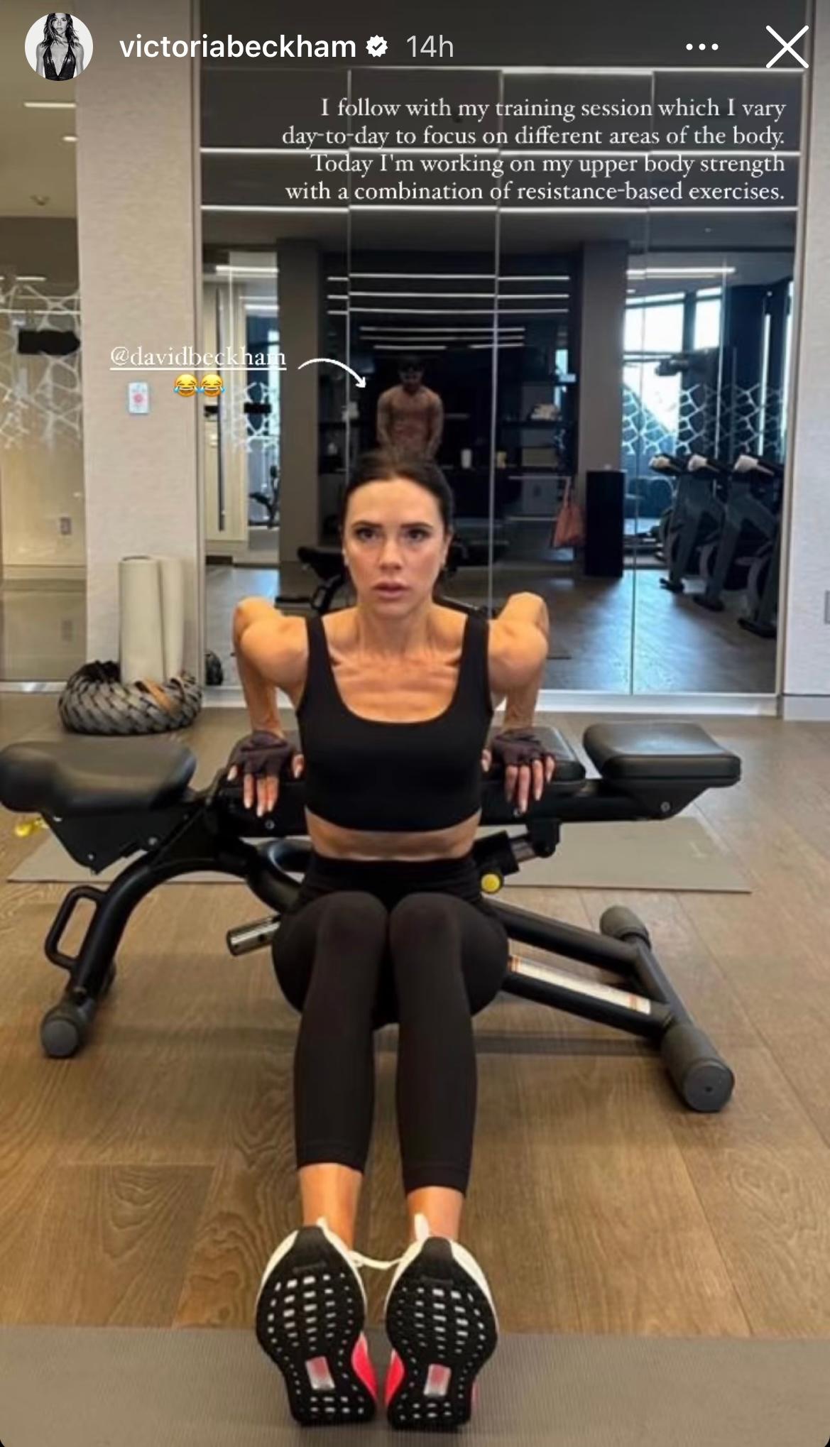 Victoria Beckham workout regimen