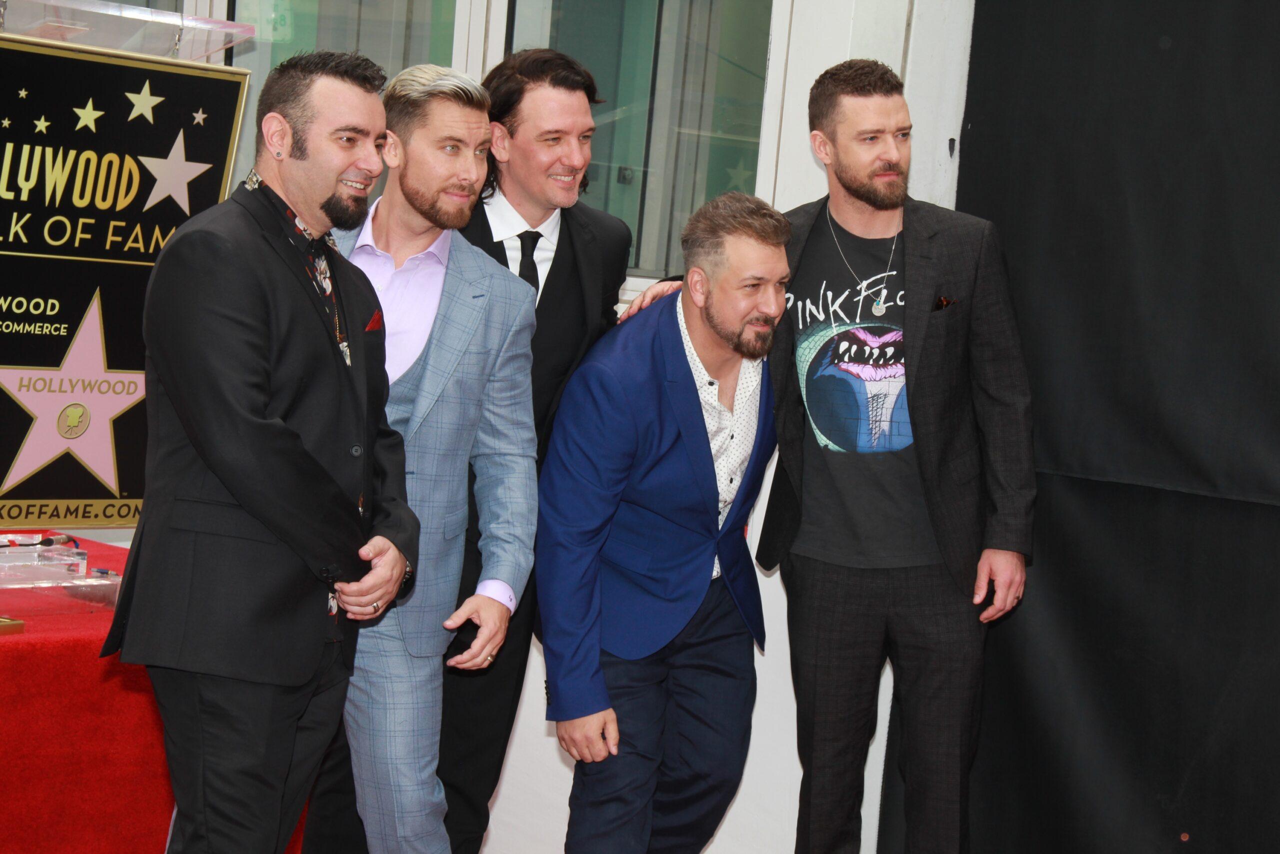 NSYNC get a star on The Hollywood Walk Of Fame