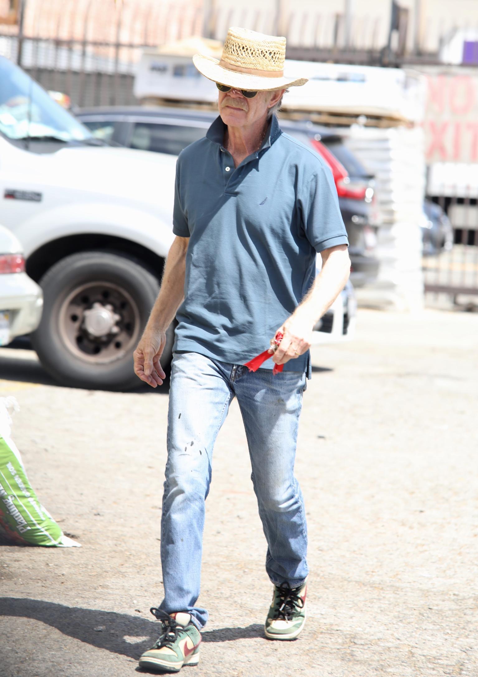 William H Macy seen making a trip to the hardware store for Home project