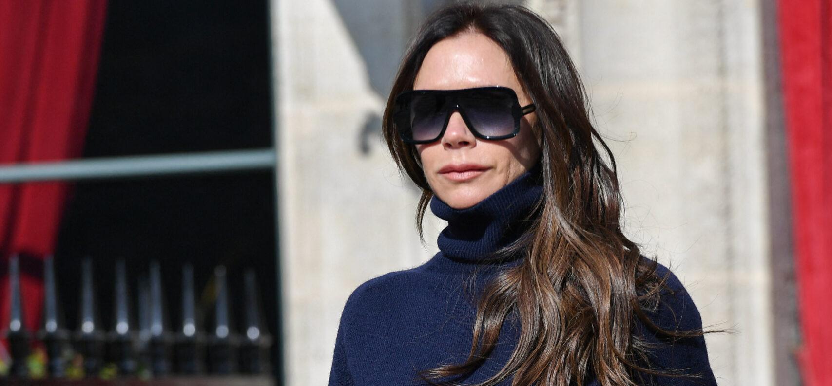 Victoria Beckham is seen on March 03 2023 in Paris France