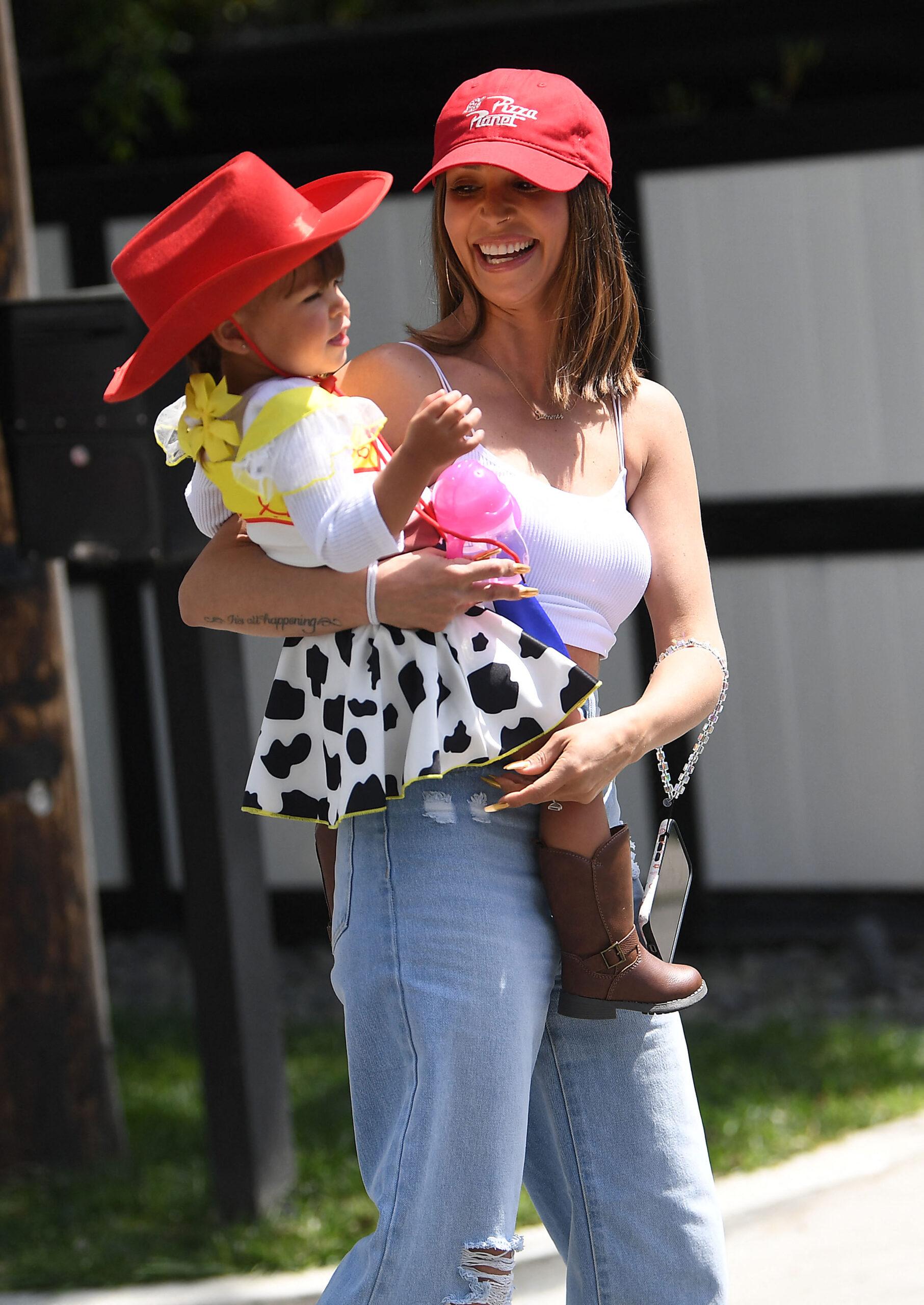 Scheana Shay is all smiles while attending Brittany Cartwright apos s birthday party for her 2-year-old boy Cruz Taylor