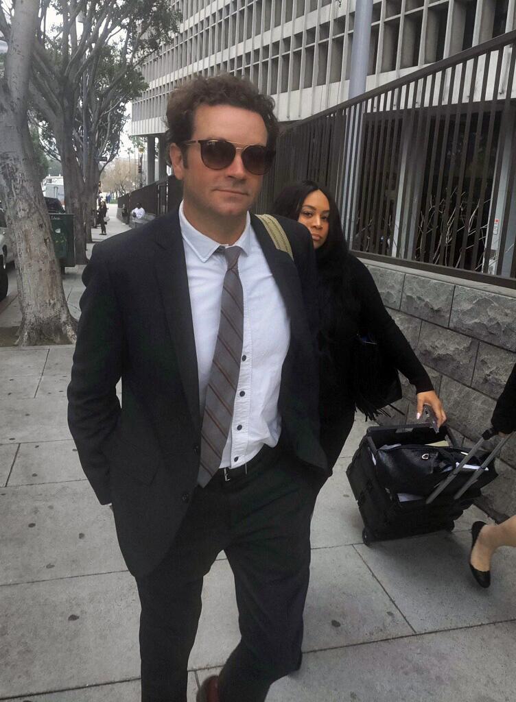 Danny Masterson is seen leaving court Masterson who is charged with raping three women at his Hollywood Hills home between 2001 and 2003