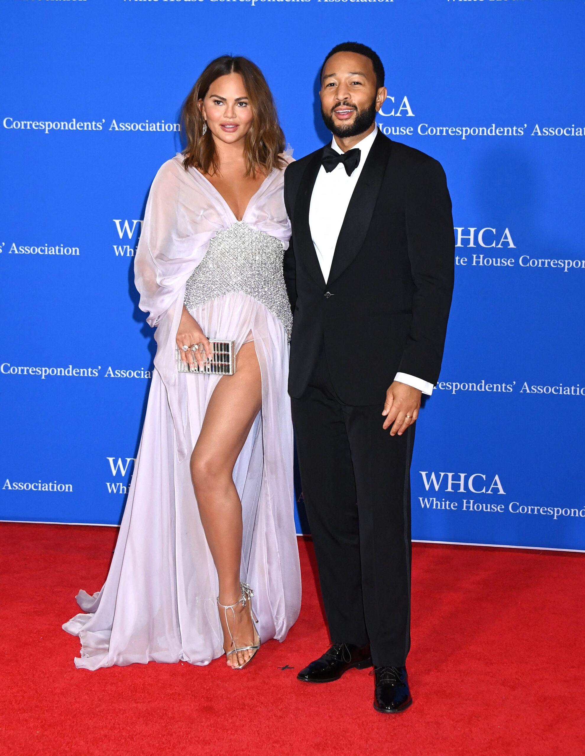 Chrissy Teigen and John Legend at the White House Correspondents Dinner