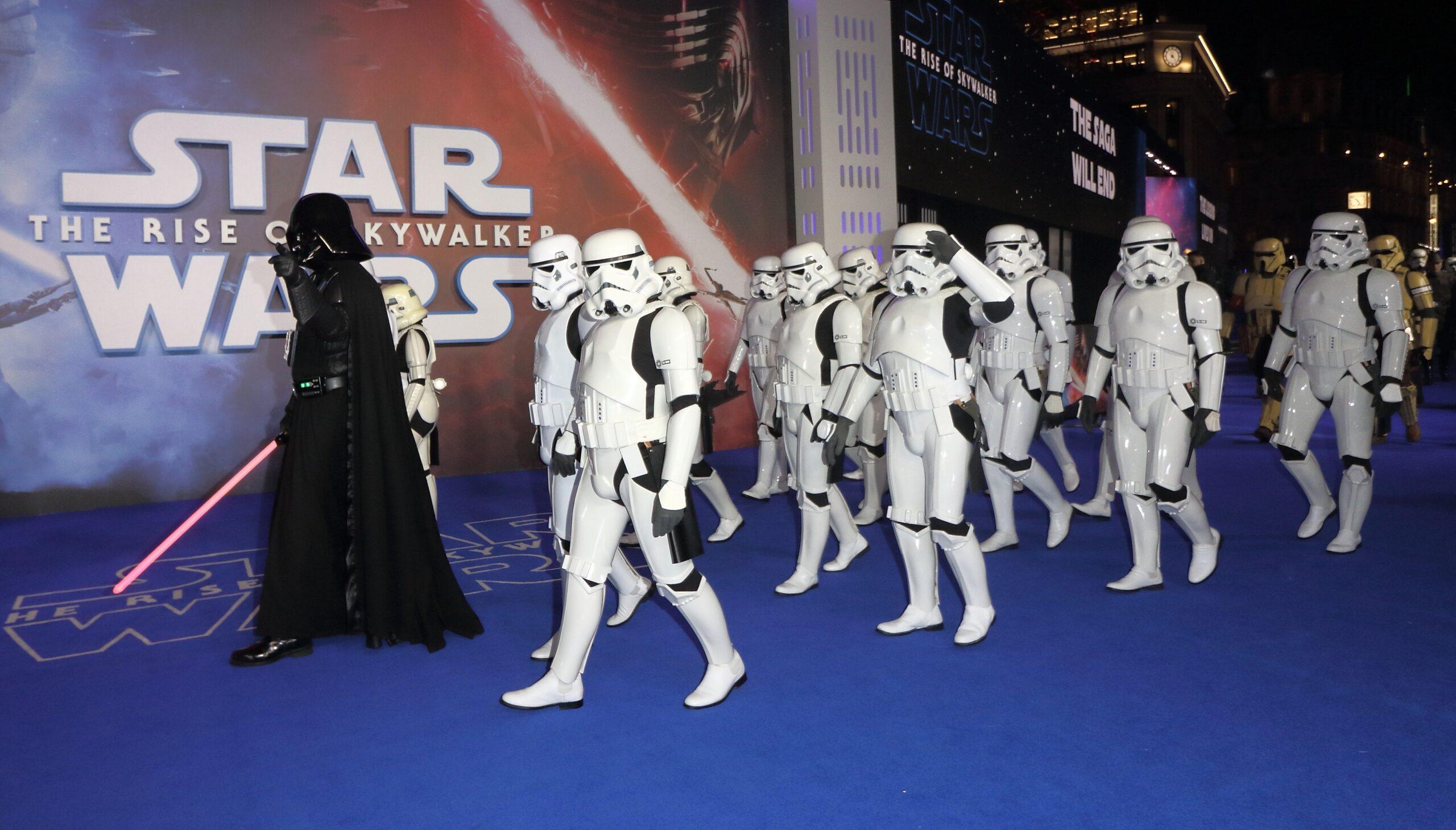 Darth Vader and Stormtroopers at the ''Star Wars: The Rise of Skywalker'' European Premiere in London