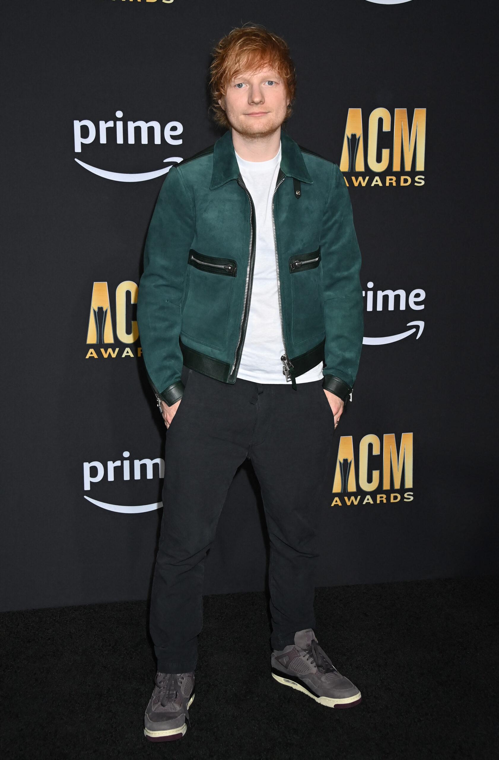 Ed Sheeran at the 58th ACM Awards - Arrivals