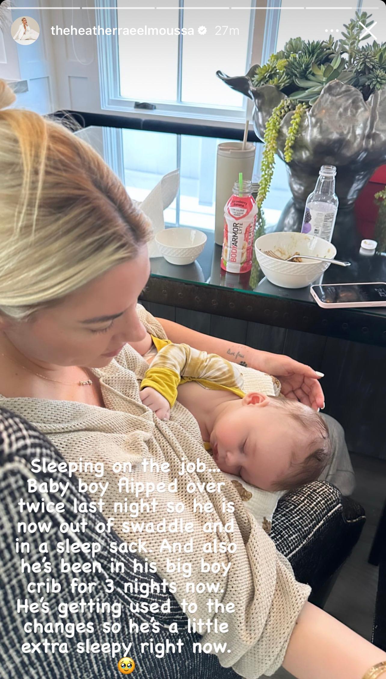 Heather Rae El Moussa Shares New Update On Son Tristan's Sleep Progress