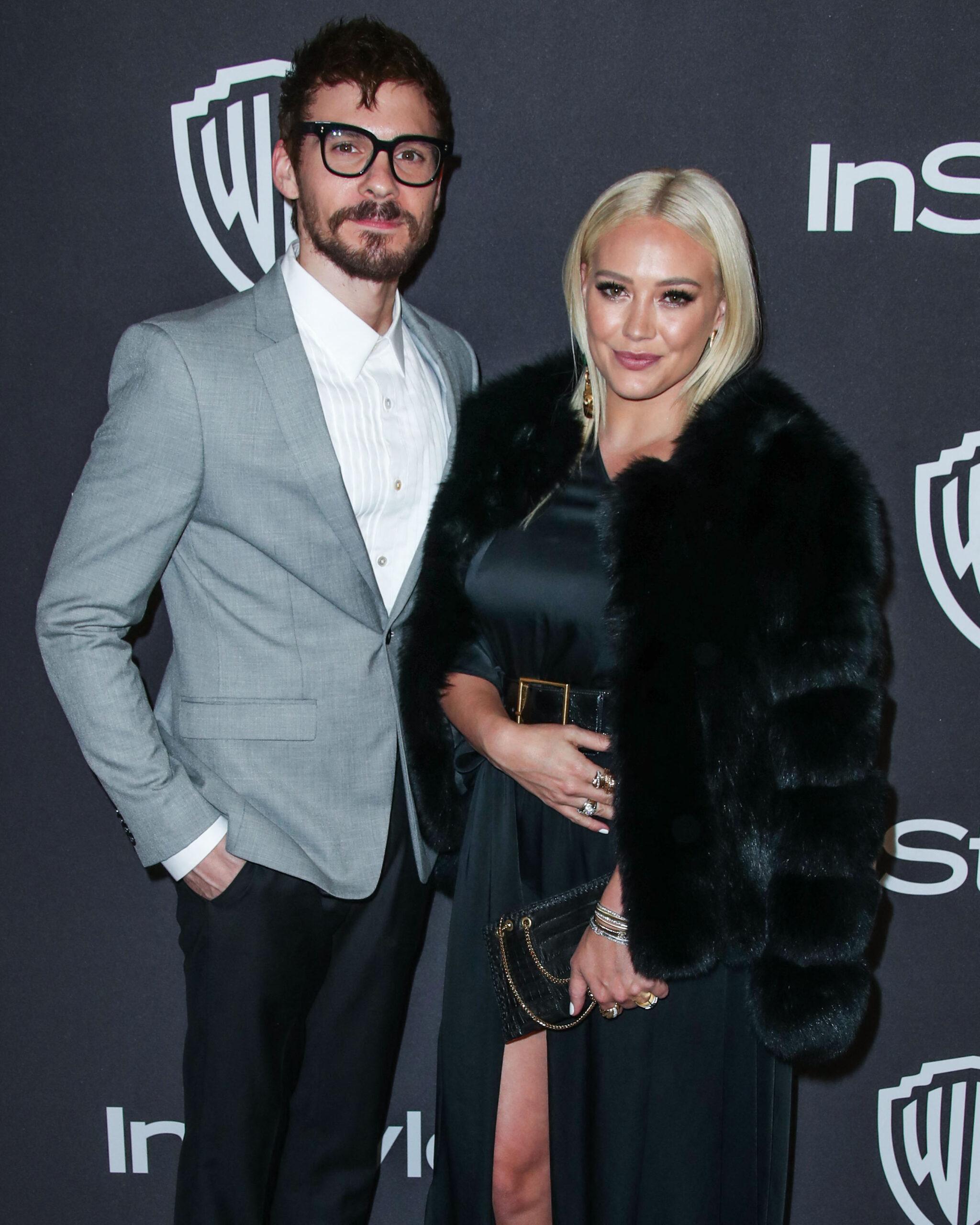 Hilary Duff & Matthew Koma at the 2019 InStyle And Warner Bros. Pictures Golden Globe Awards After Party held at The Beverly Hilton Hotel on January 6, 2019 in Beverly Hills, Los Angeles, California