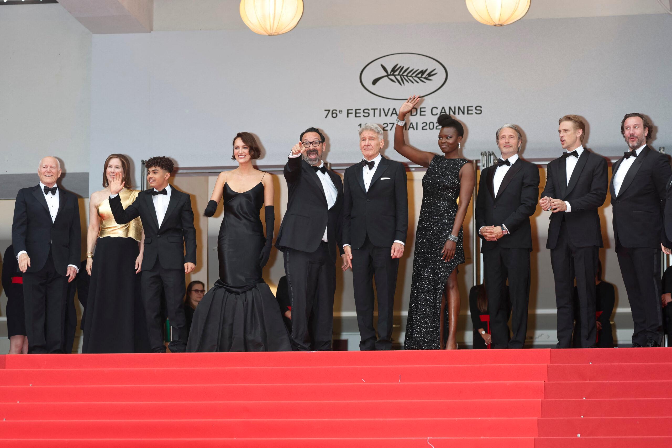 Victoria Bonya attends the 'Indiana Jones And The Dial Of Destiny' during the 76th Cannes Film Festival at Palais des Festivals in Cannes, France, on 18 May 2023. 18 May 2023 Pictured: Kathleen Kennedy, Ethann Isidore, Phoebe Waller-Bridge, James Mangold, Shaunette Renee Wilson, Boyd Holbrook, Mads Mikkelsen, Harrison Ford, Frank Marshall and Simon Emanuel attend the 'Indiana Jones And The Dial Of Destiny' during the 76th Cannes Film Festival at Palais des Festivals in Cannes, France, on 18 May 2023. Photo: Vinnie Levine. Photo credit: Vinnie Levine / MEGA TheMegaAgency.com +1 888 505 6342 (Mega Agency TagID: MEGA983487_029.jpg) [Photo via Mega Agency]