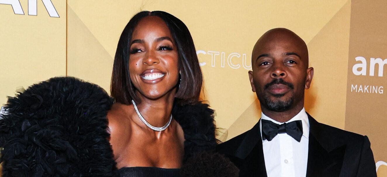 Kelly Rowland and Tim Witherspoon at the 2022 amfAR Gala Los Angeles