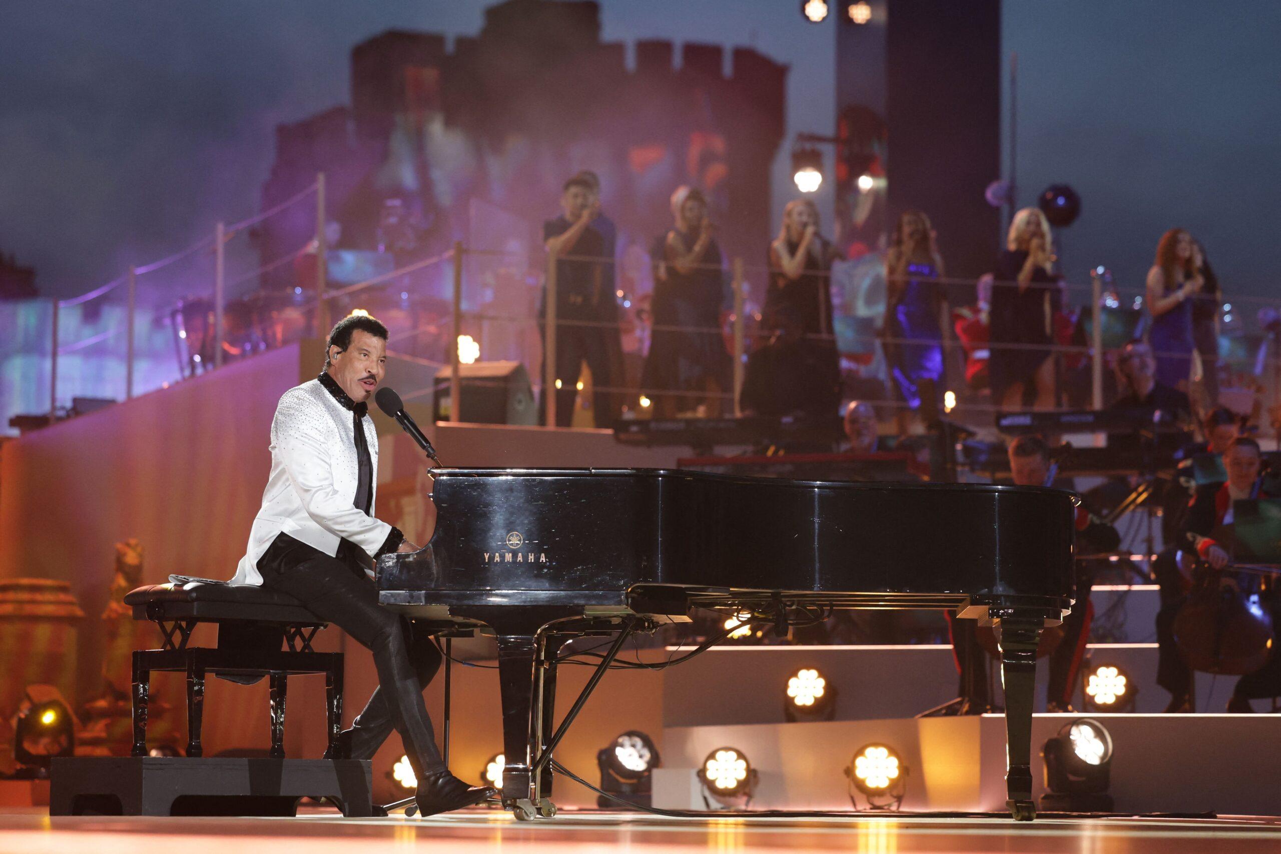 Lionel Richie at the Coronation Concert held in the grounds of Windsor Castle, Berkshire, to celebrate the coronation of King Charles III and Queen Camilla.