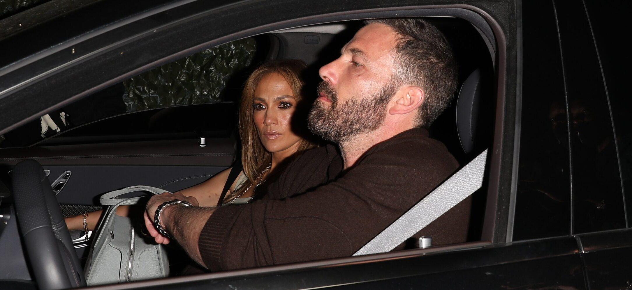Ben Affleck & Jennifer Lopez Seen Having Another Heated Exchange At A Red Light Amid Claims That The Actor Is 'Miserable'