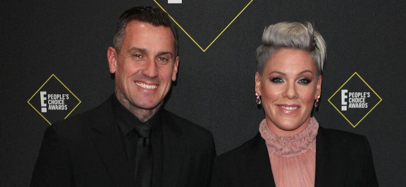 Pink and husband Carey Hart at the 2019 People's Choice Awards - Santa Monica