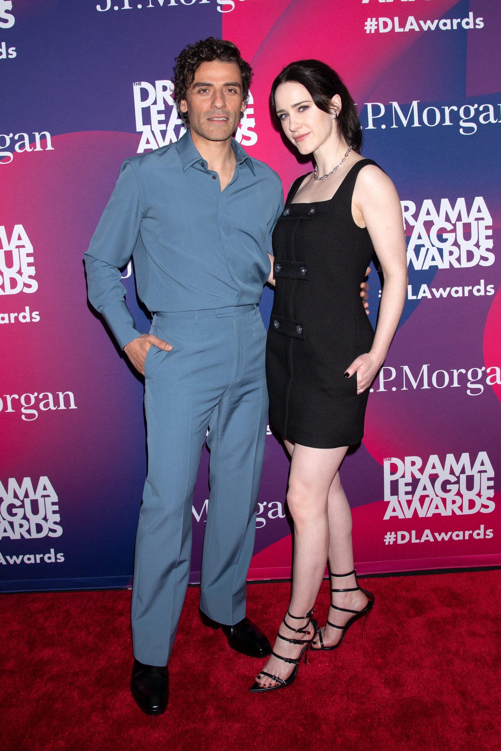 Rachel Brosnahan and Oscar Isaac at the 2023 Drama League Awards