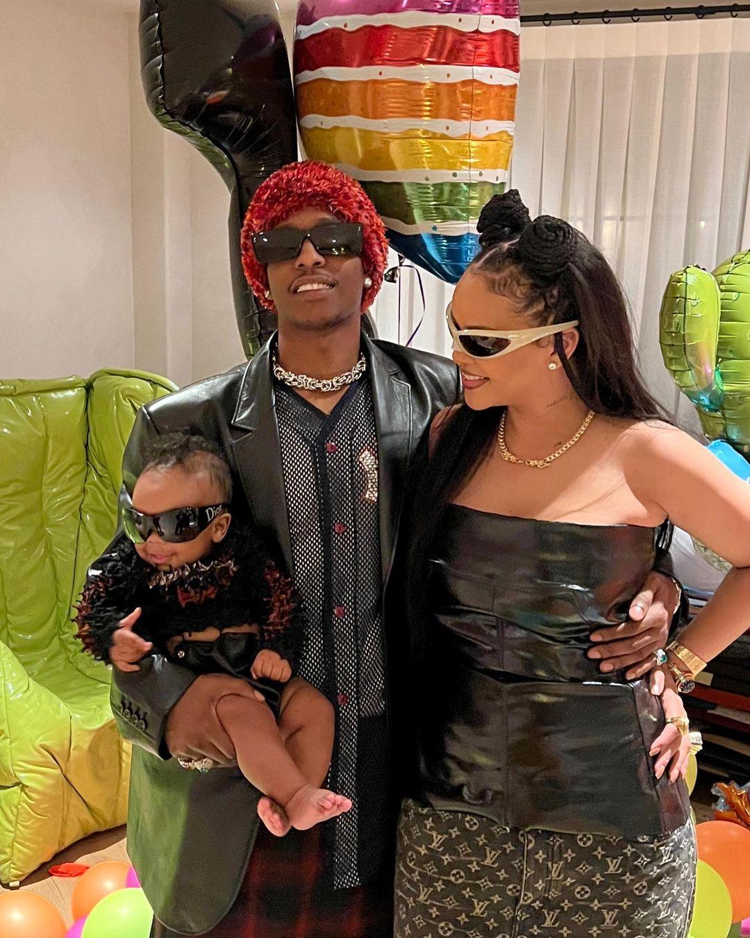Rihanna And A$AP Rocky Celebrate Their Son RZA's First Birthday With Precious Candid Family Photos