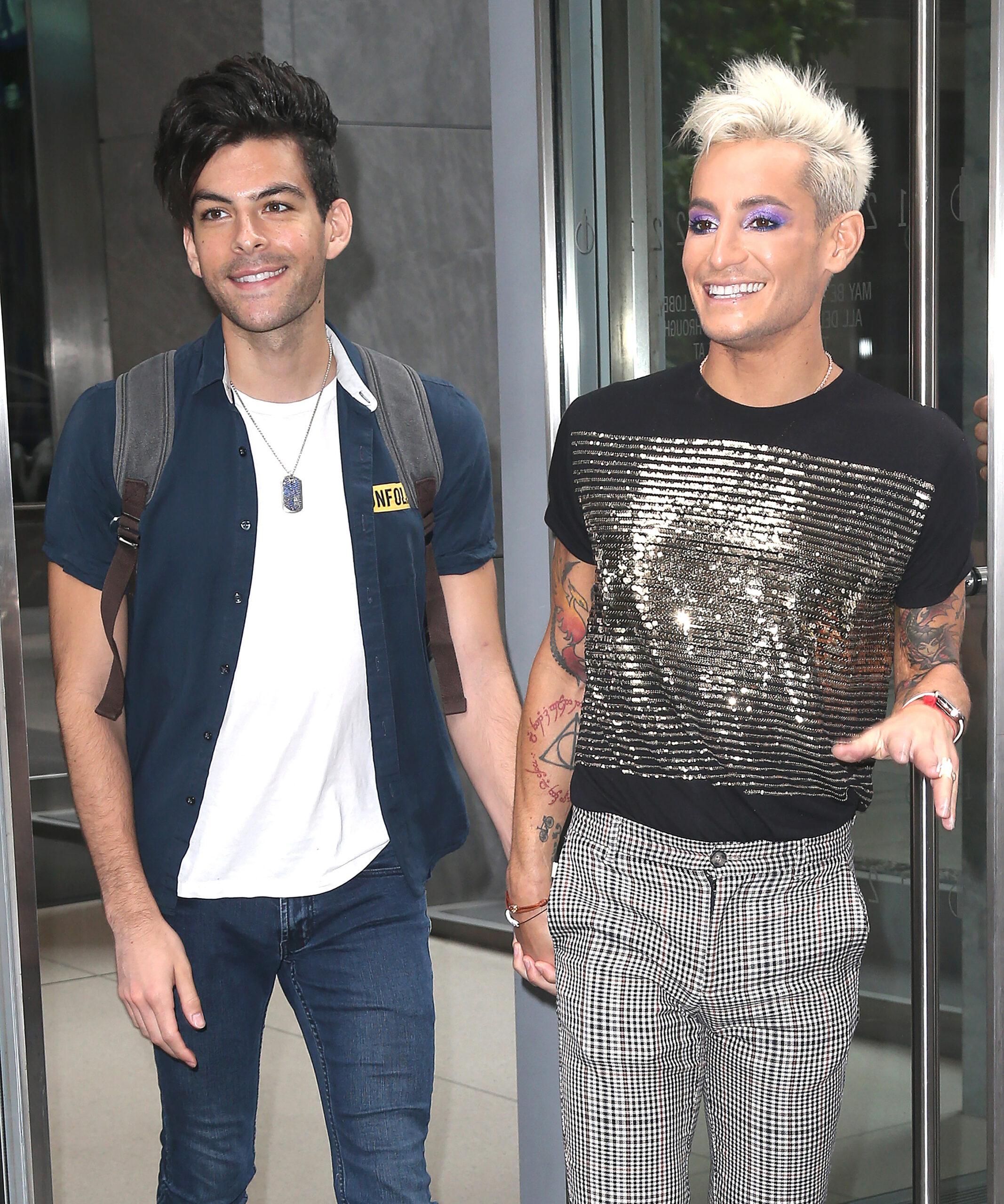 Frankie Grande and new boyfriend Hale Leon out and about in New York City