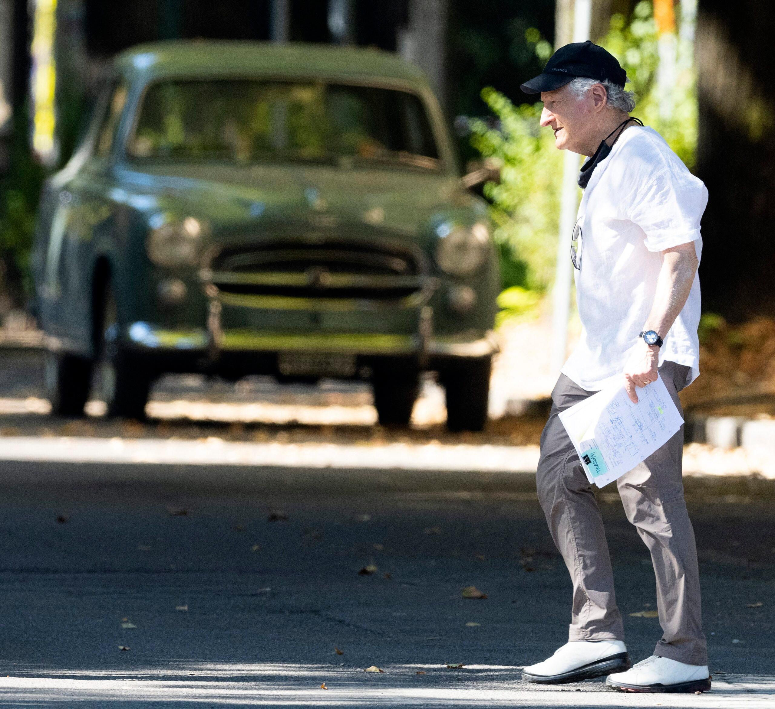 Penelope Cruz filming Enzo Ferraris biopics in Modena directed by Michael Mann