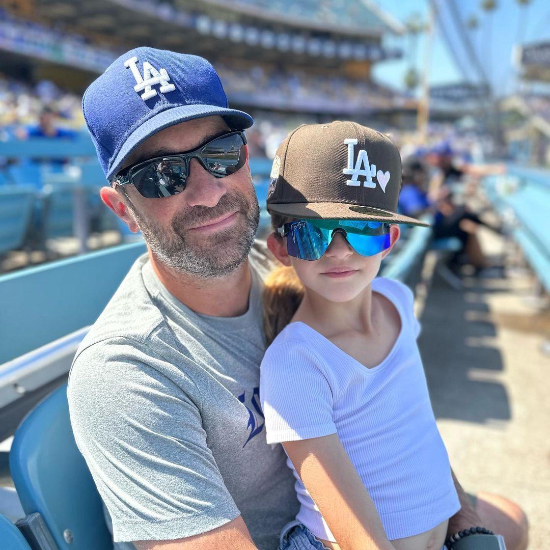 Alyssa Milano Steps Out With Her Family In Style To Cheer The LA Dodgers