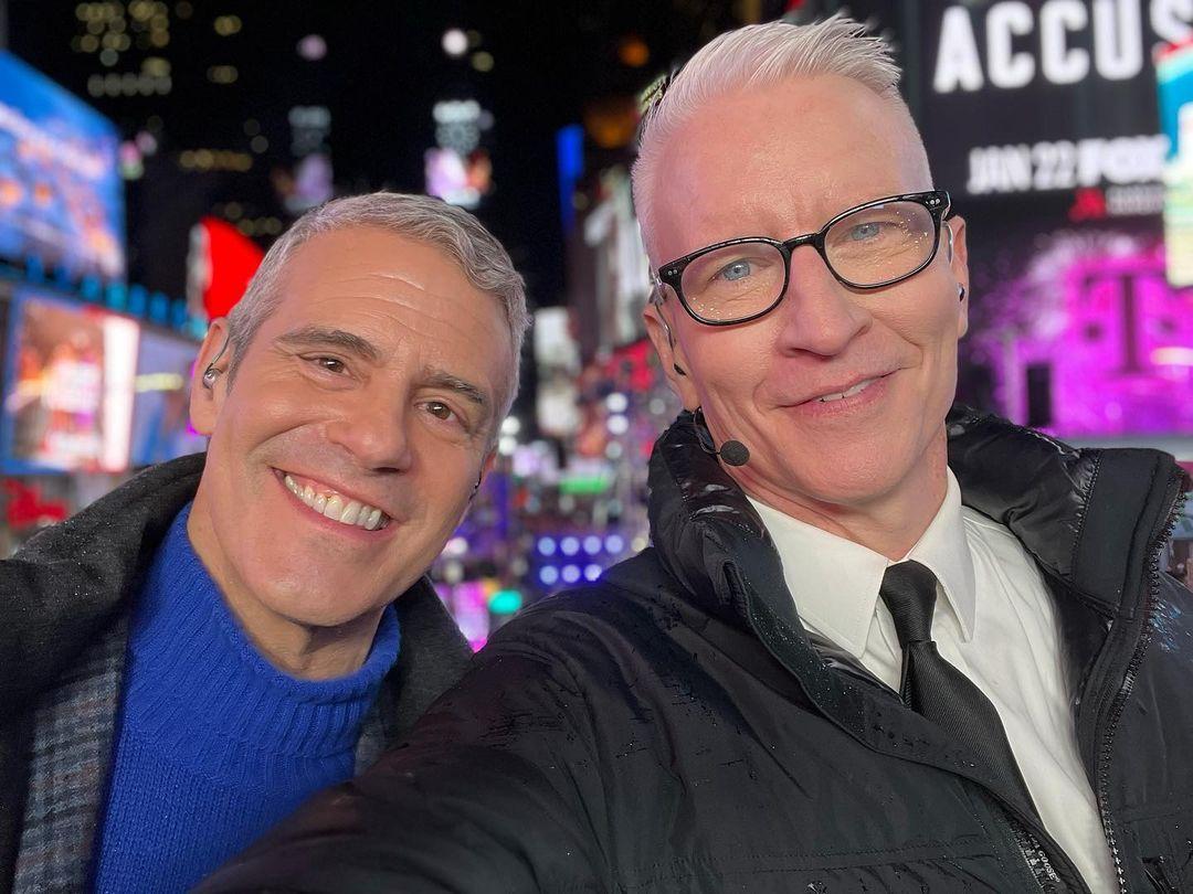 Best friends Anderson Cooper and Andy Cohen