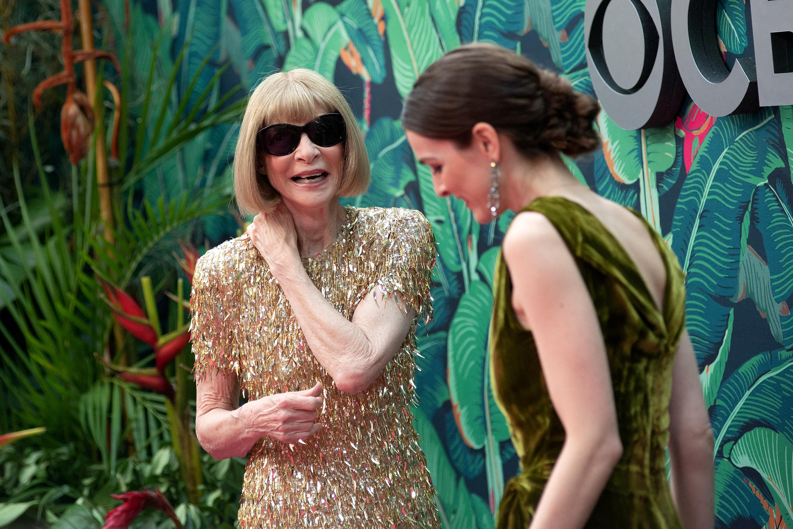 Anna Wintour with her daughter at the 76th Annual Tony Awards