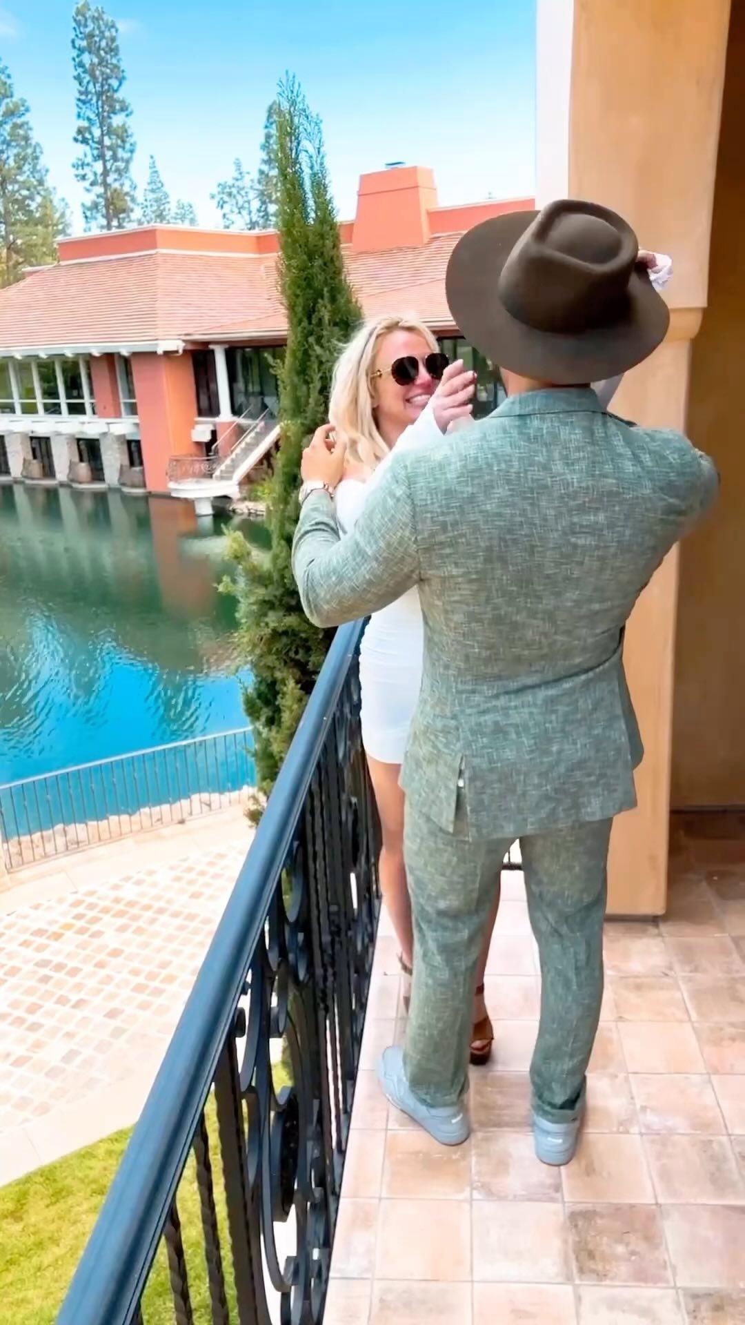 Britney Spears and Sam Asghari Pack On The PDA In New Video