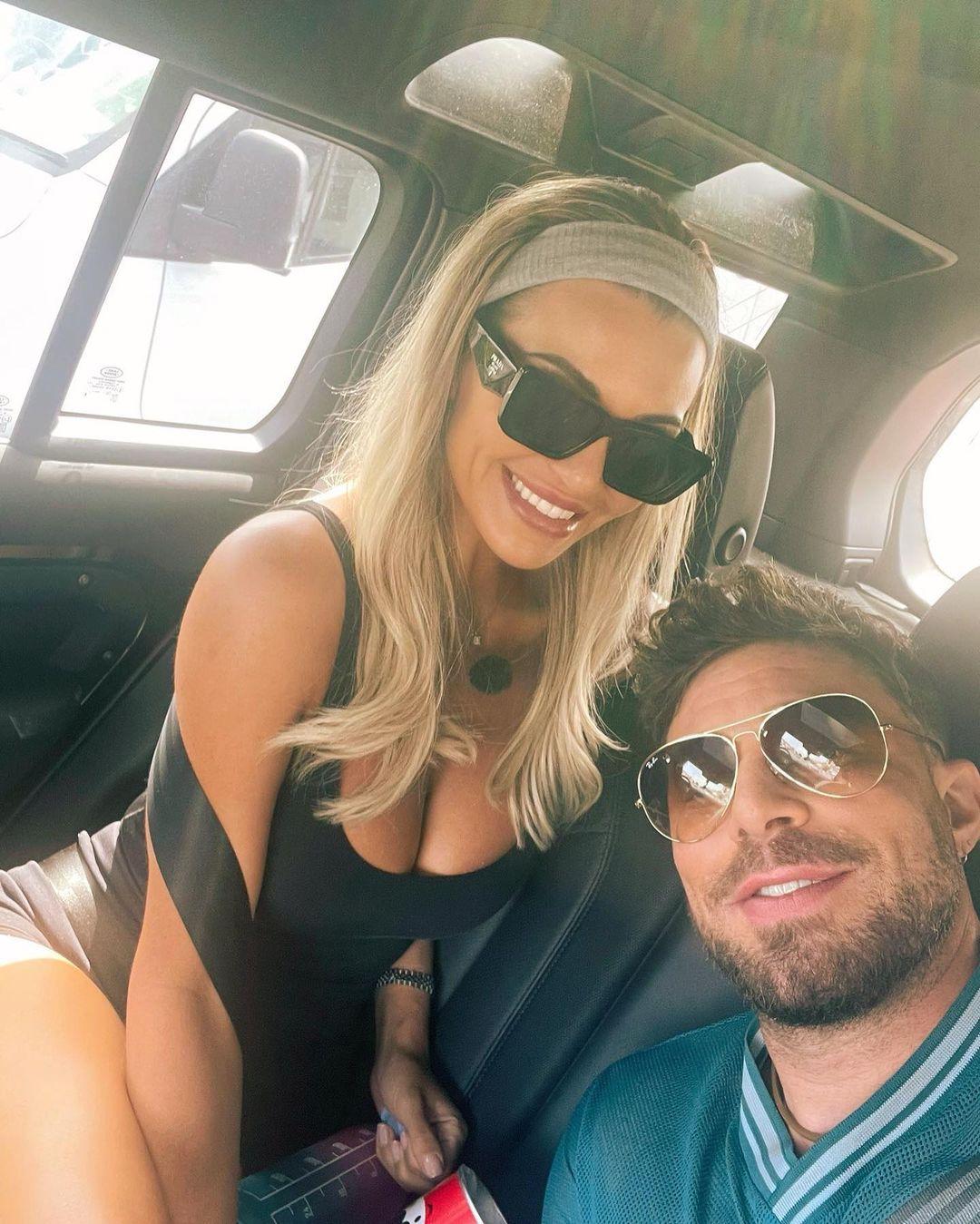 Portrait of Christine McGuinness And Her Pal Duncan James