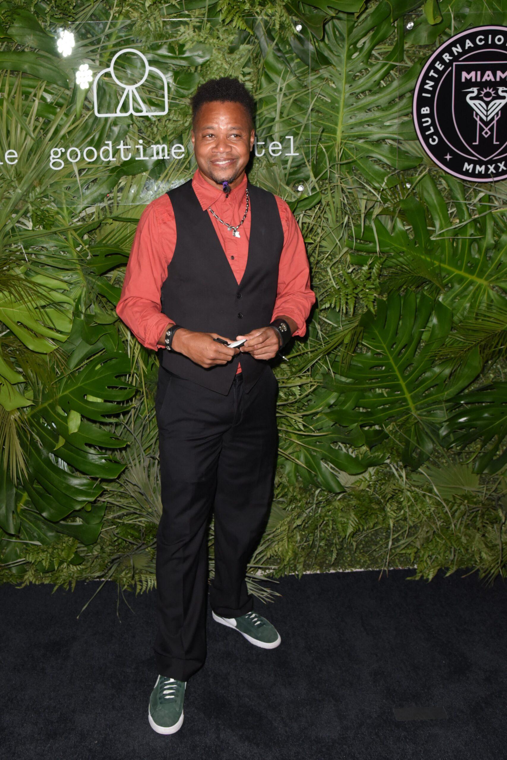 Cuba Gooding Jnr at the opening of the The Goodtime Hotel Miami in Miami Beach