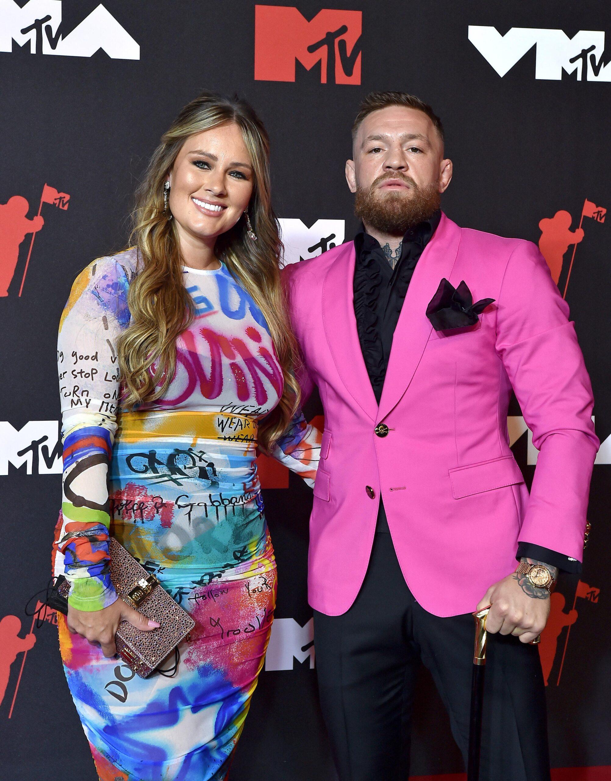 Conor McGregor and Dee Devlin at the 2021 MTV Video Music Awards
