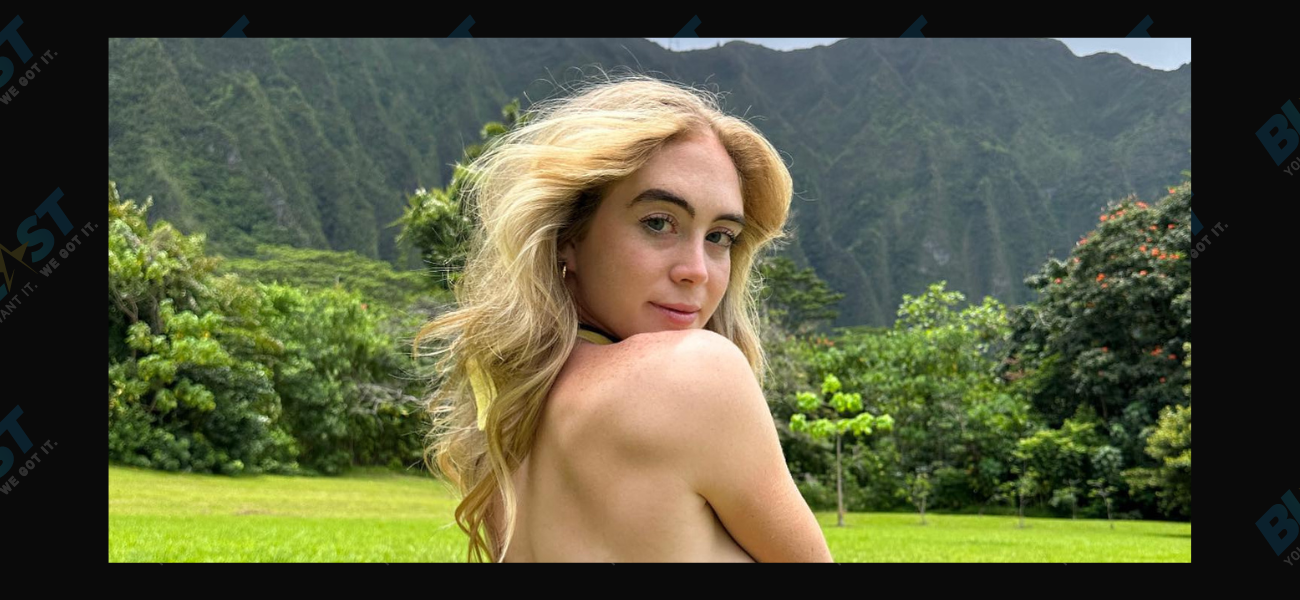 Golfer Grace Charis Goes Braless Under Backless Dress In Hawaii