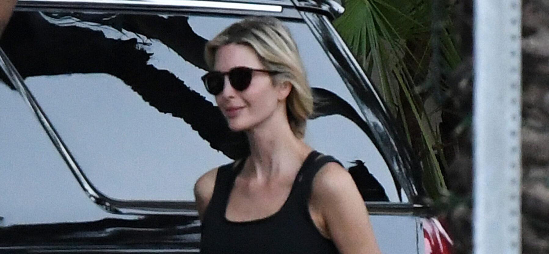 Ivanka Trump is see leaving her Surfside condo dressed in workout gear