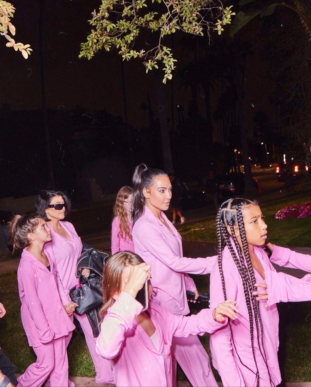 Kim Kardashian And Sister Kourtney Put Up United Front In Pics North West's 10th Birthday Party