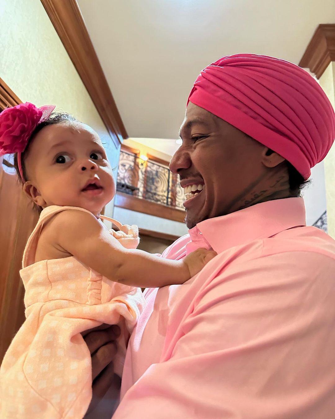 Nick Cannon bonds with daughter Halo in matching pink outfits