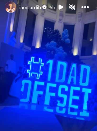 Cardi B celebrates Father's Day with Offset