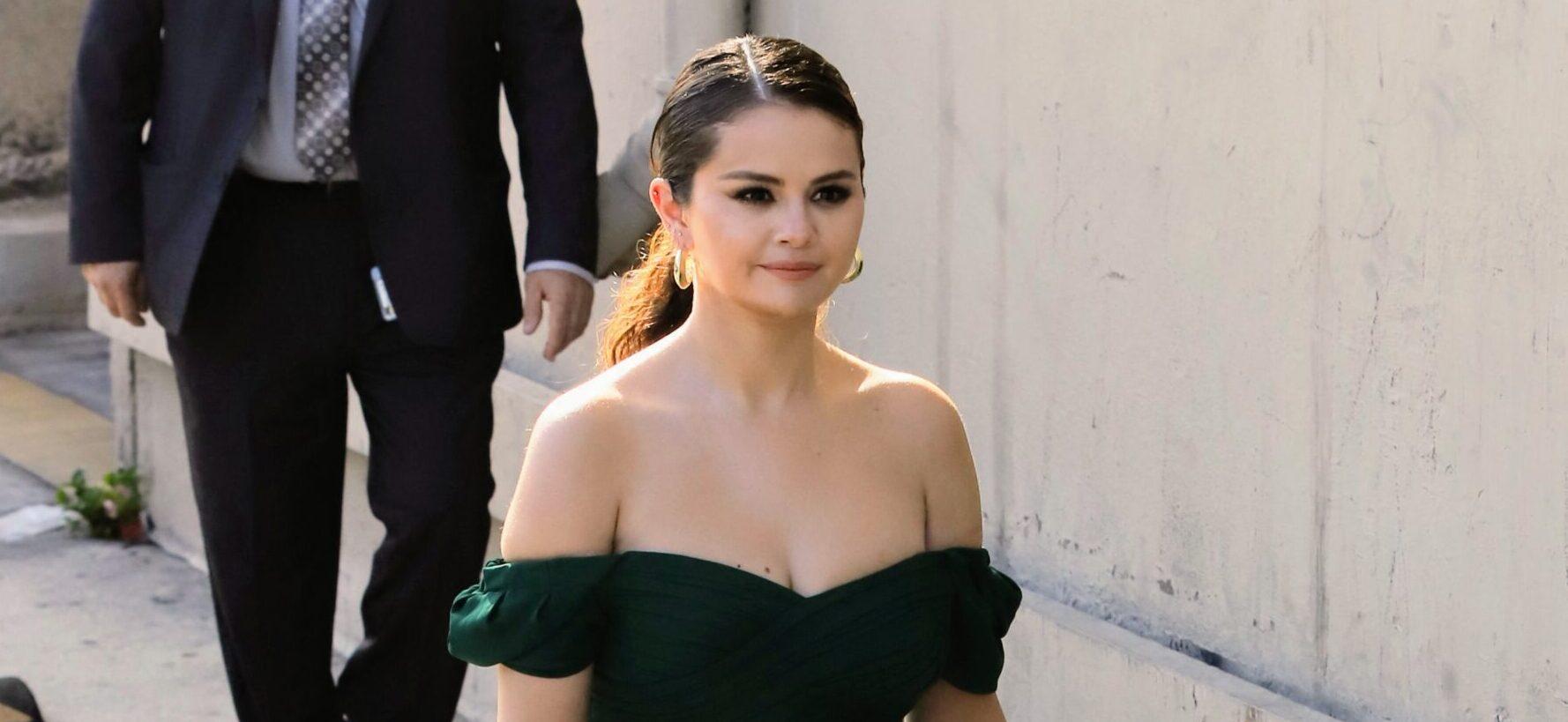 Selena Gomez makes appearance at Jimmy Kimmel