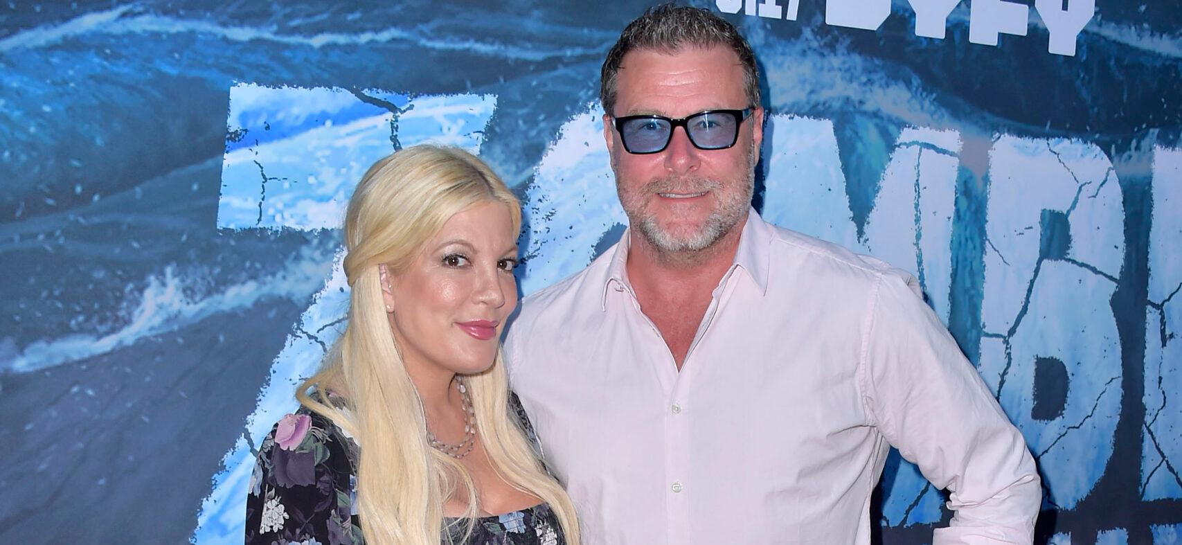 Tori Spelling and Dean McDermott atremiere 'Zombie Tidal Wave' In Los Angeles
