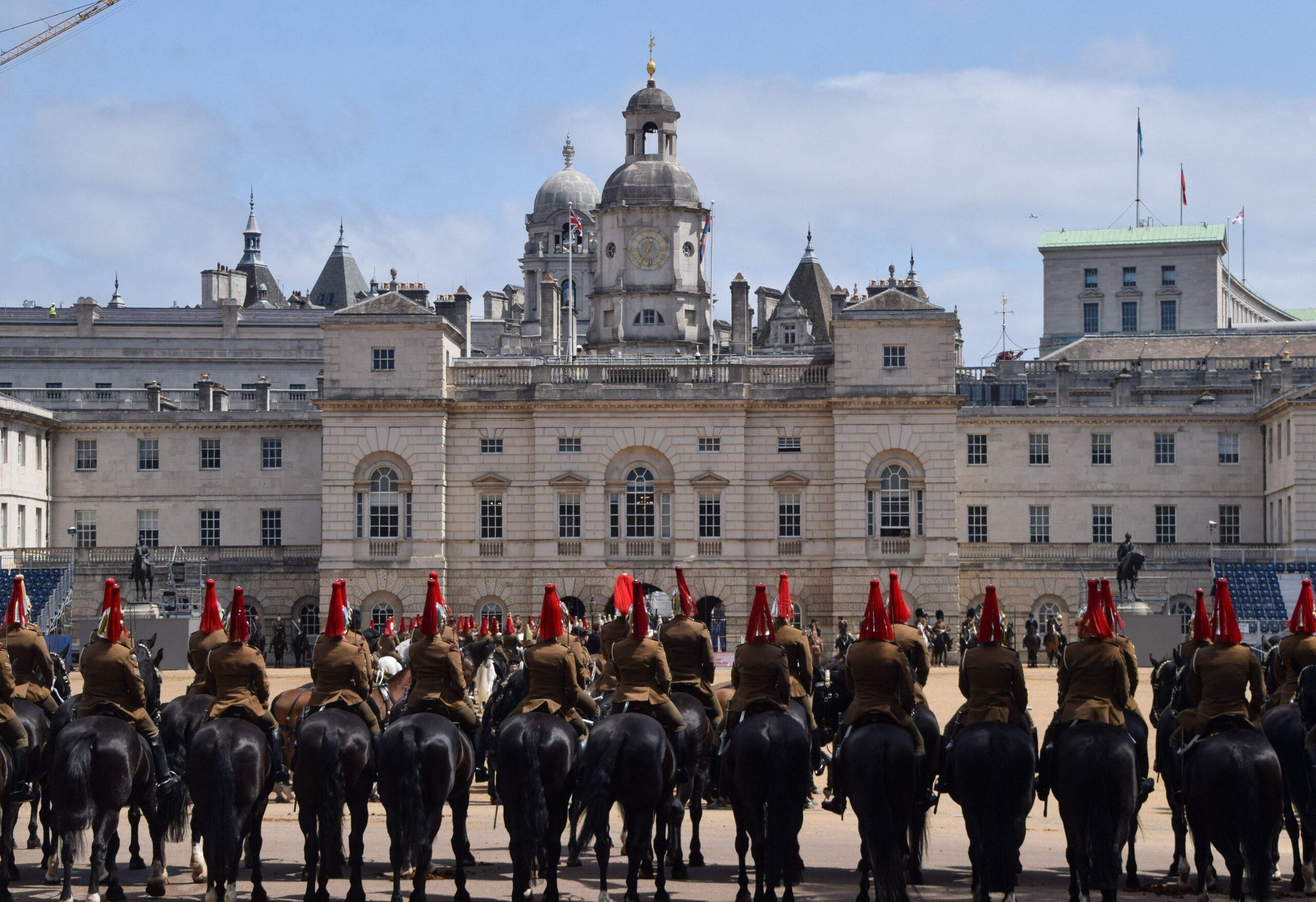 Trooping The Colour rehearsal
