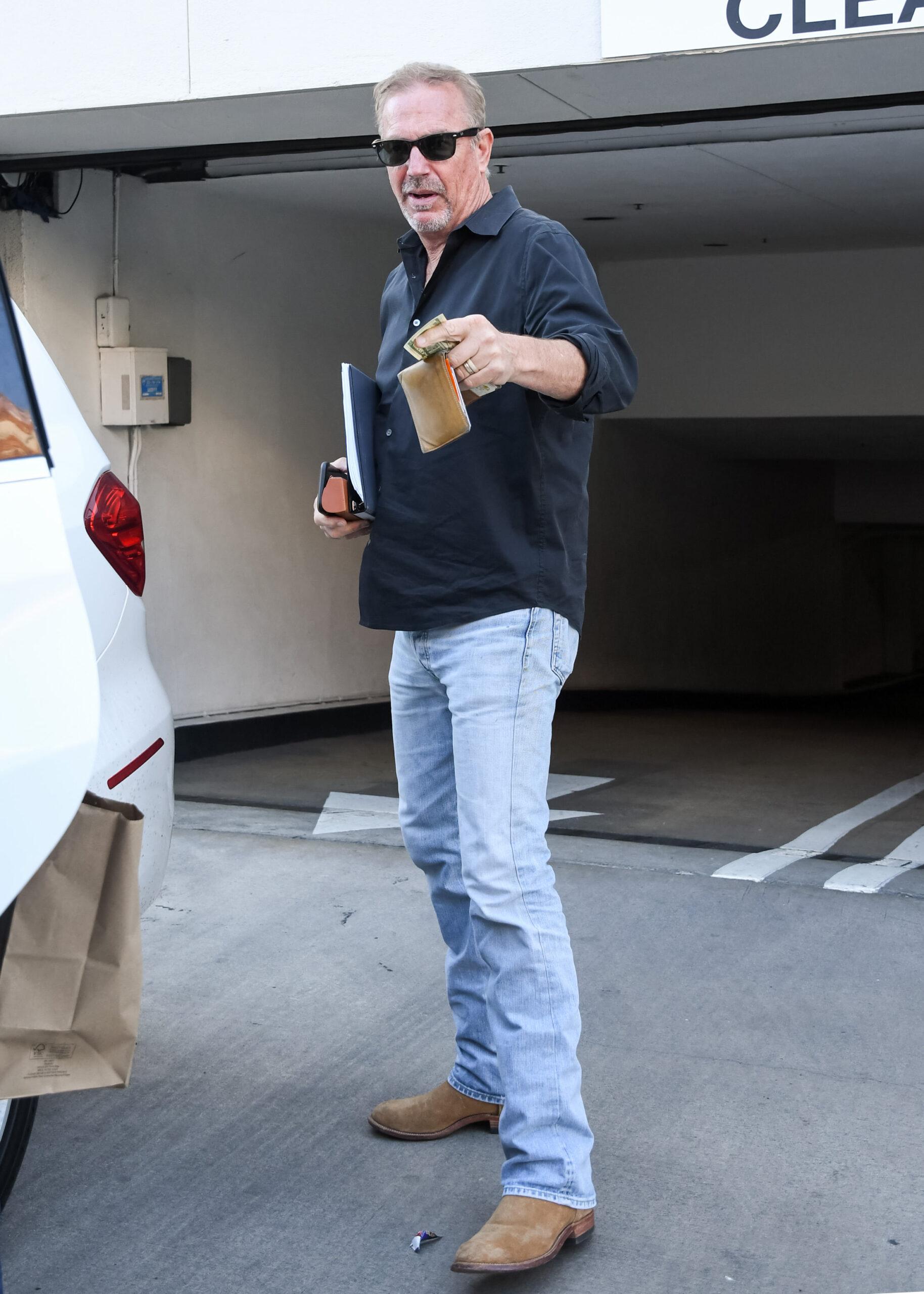 Kevin Costner out and about in Beverly Hills