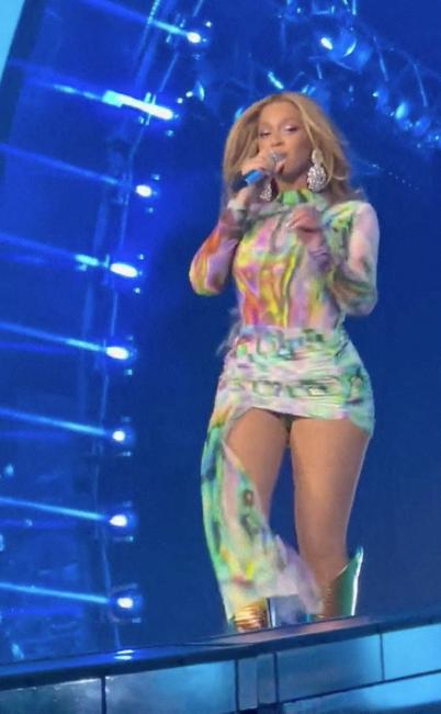 Beyonce puts on raunchy onstage display during Renaissance World Tour