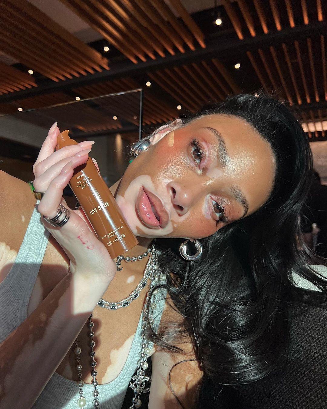 Winnie Harlow launched her own skin line, Cay Skin