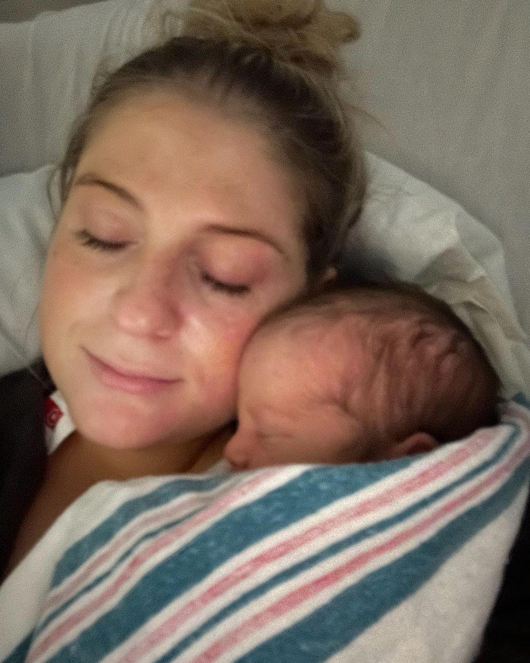 Meghan Trainor and new baby