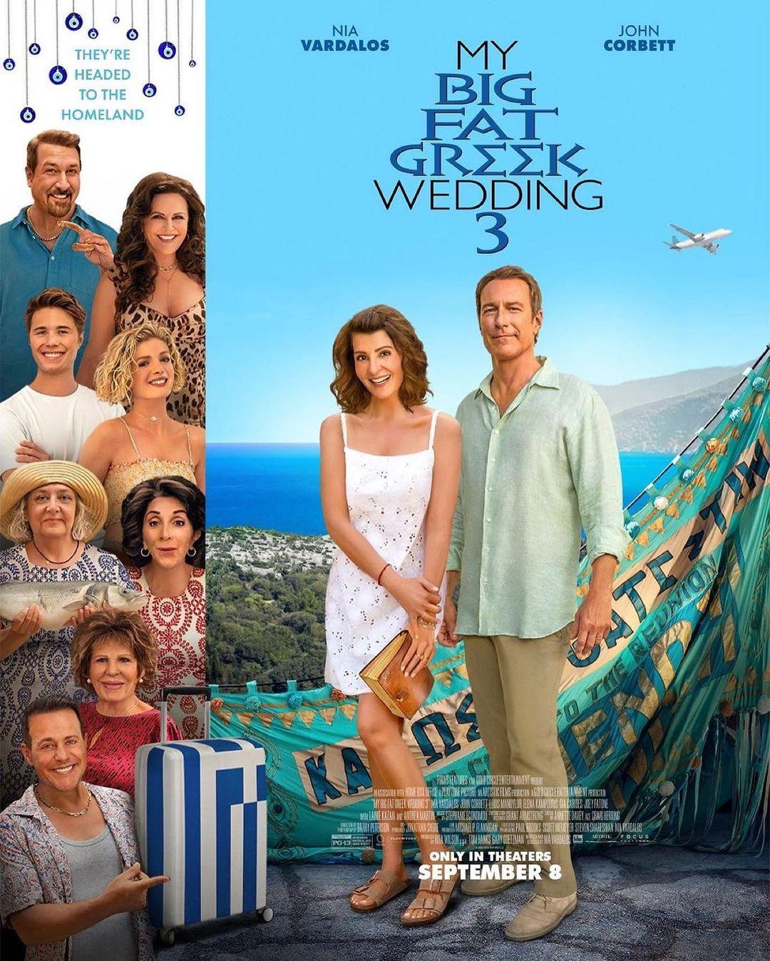 The movie poster of My Big Fat Greek Wedding 3 is out