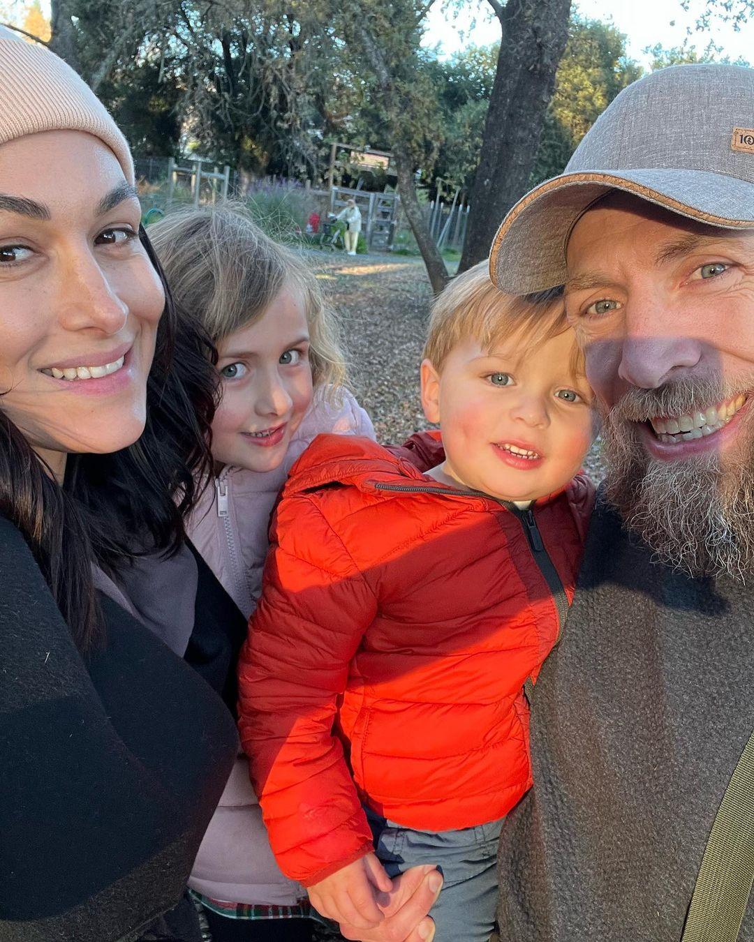 Brie Bella and her family