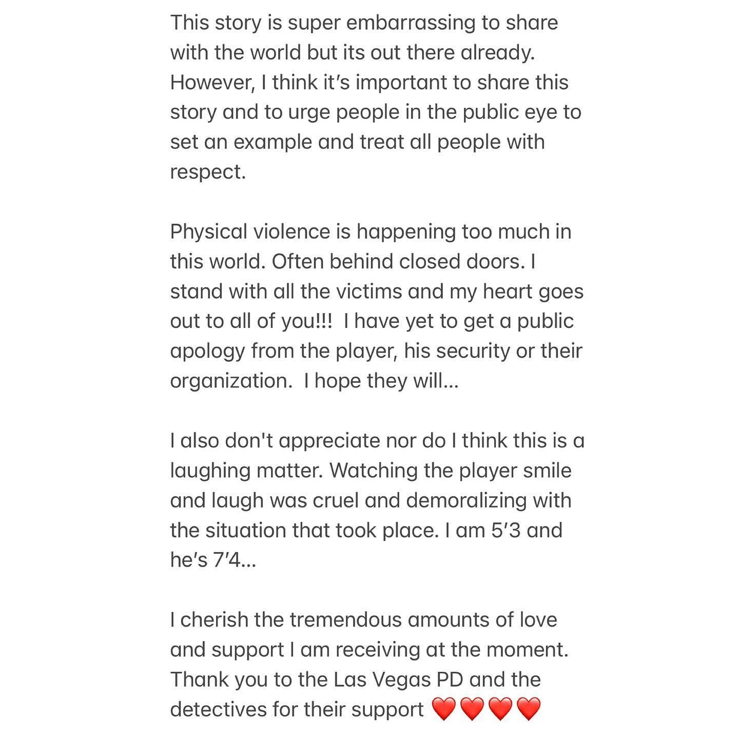 Britney Spears Instagram Statement on Slap 2