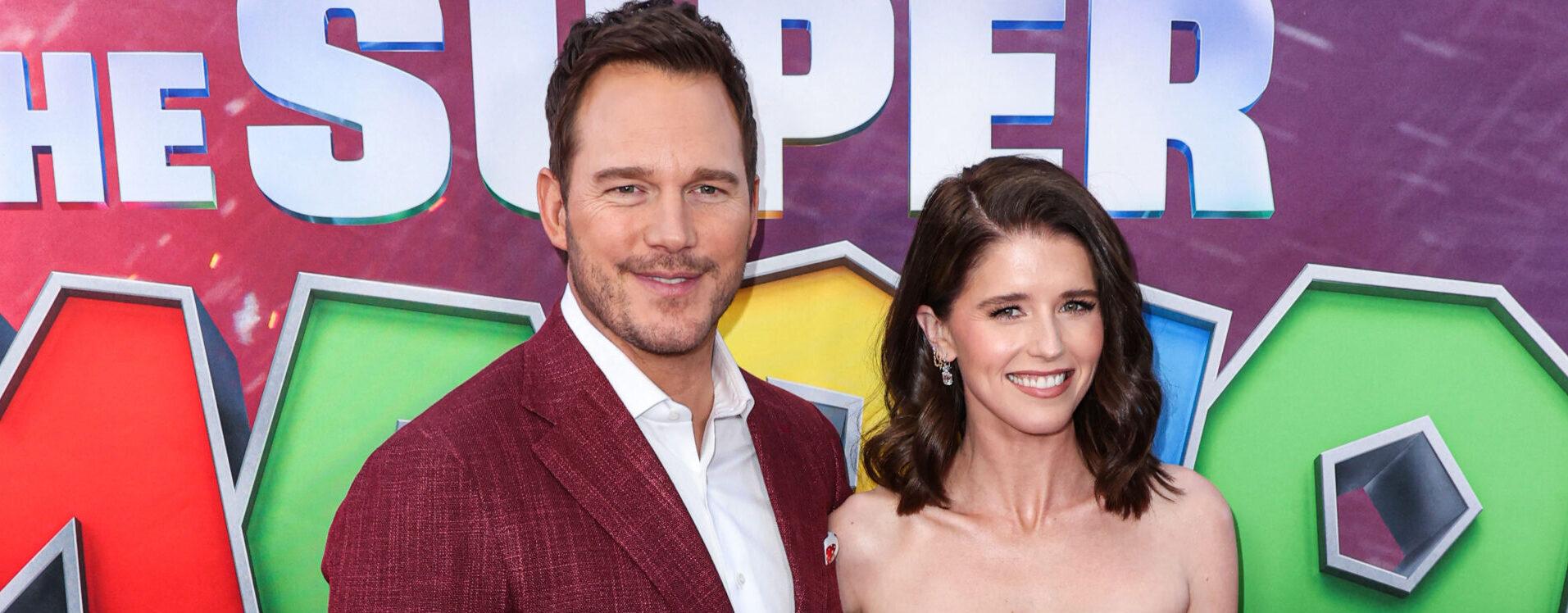 Chris Pratt and wife Katherine Schwarzenegger arrive at the Los Angeles Special Screening Of Universal Pictures, Nintendo And Illumination Entertainment's 'The Super Mario Bros. Movie'