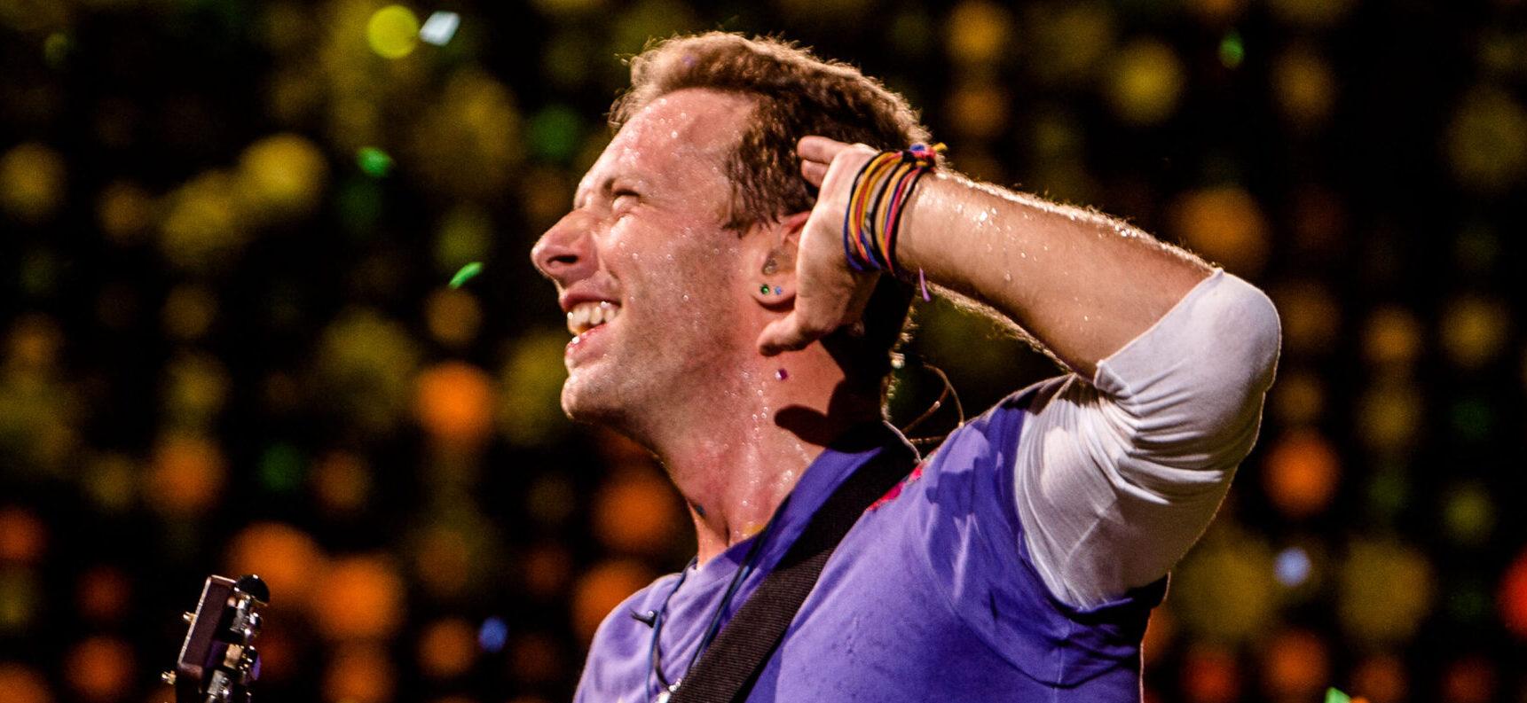 Coldplay live at San Siro Stadium in Milano