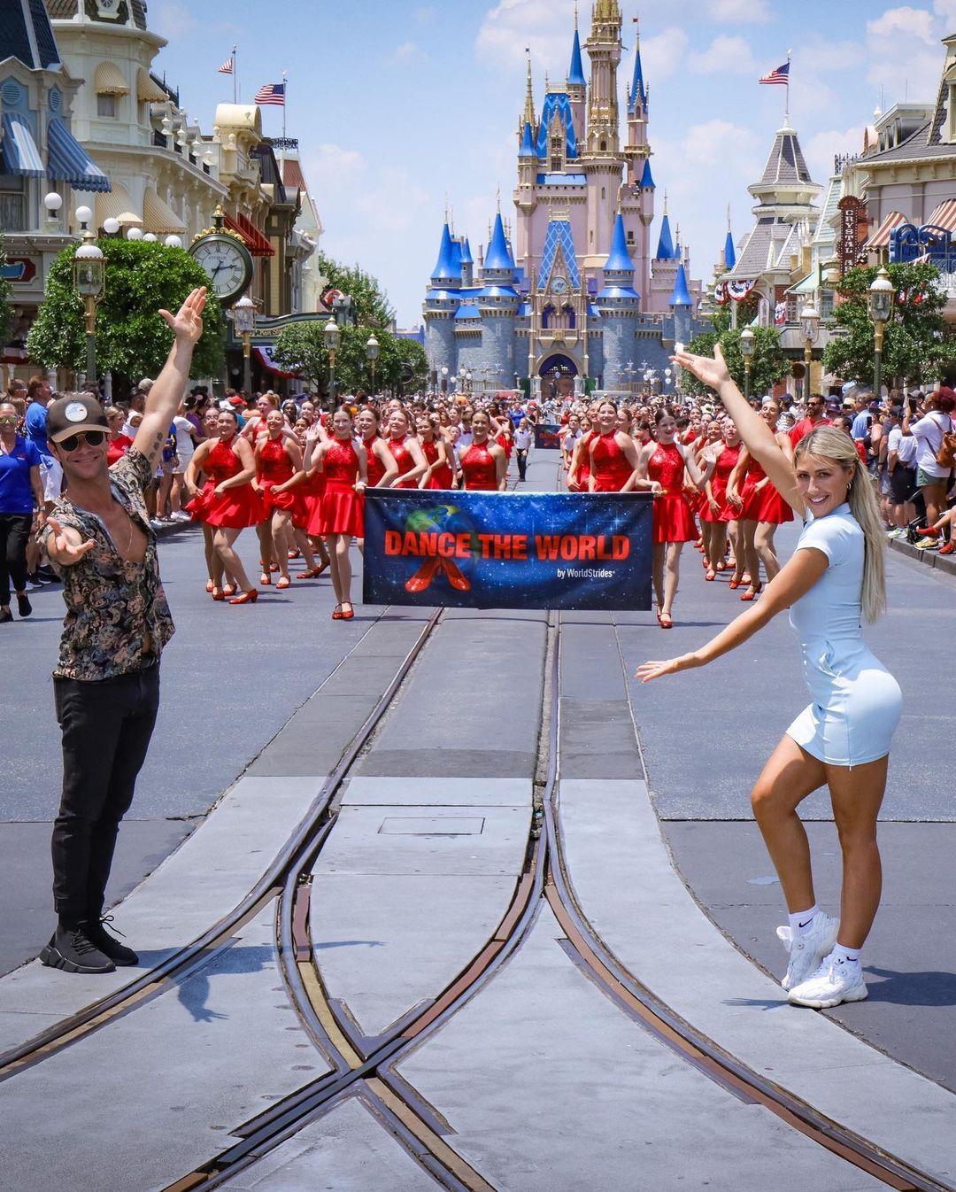 Emma Slater Visits Disney World With Ex-Husband Sasha Farber