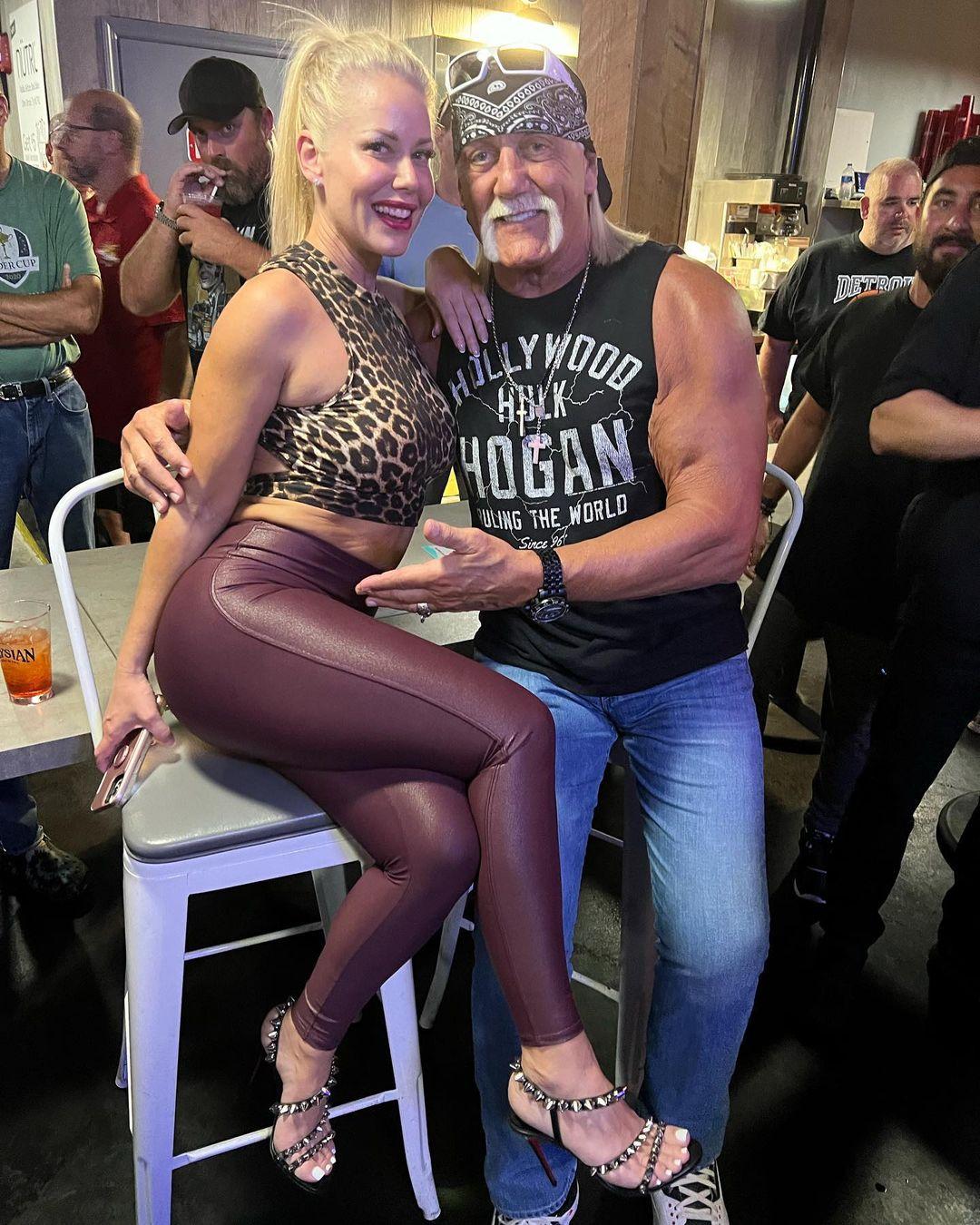 Hulk Hogan and fiancee Sky Daily