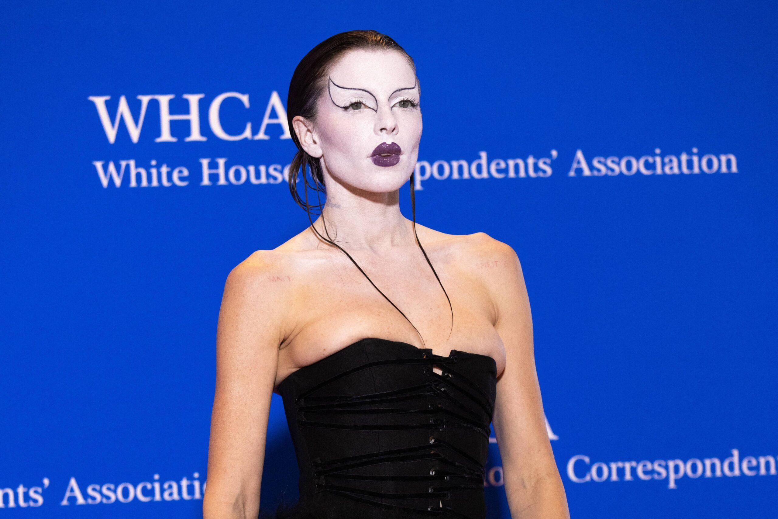 Julia Fox at the 2023 White House Correspondents Dinner Arrivals