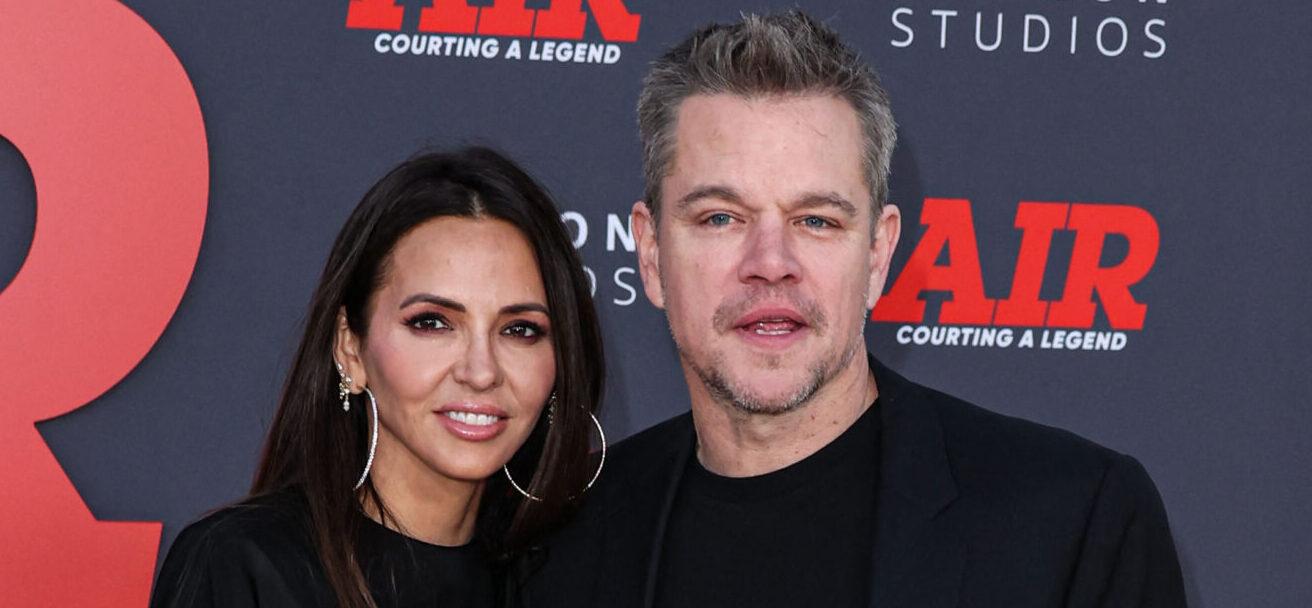 Luciana Barroso & Matt Damon at World Premiere Of Amazon Studios' And Skydance Media's 'Air'