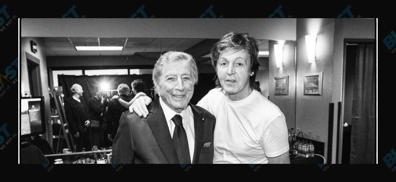 Tony Bennett and Paul McCartney backstage featured photo