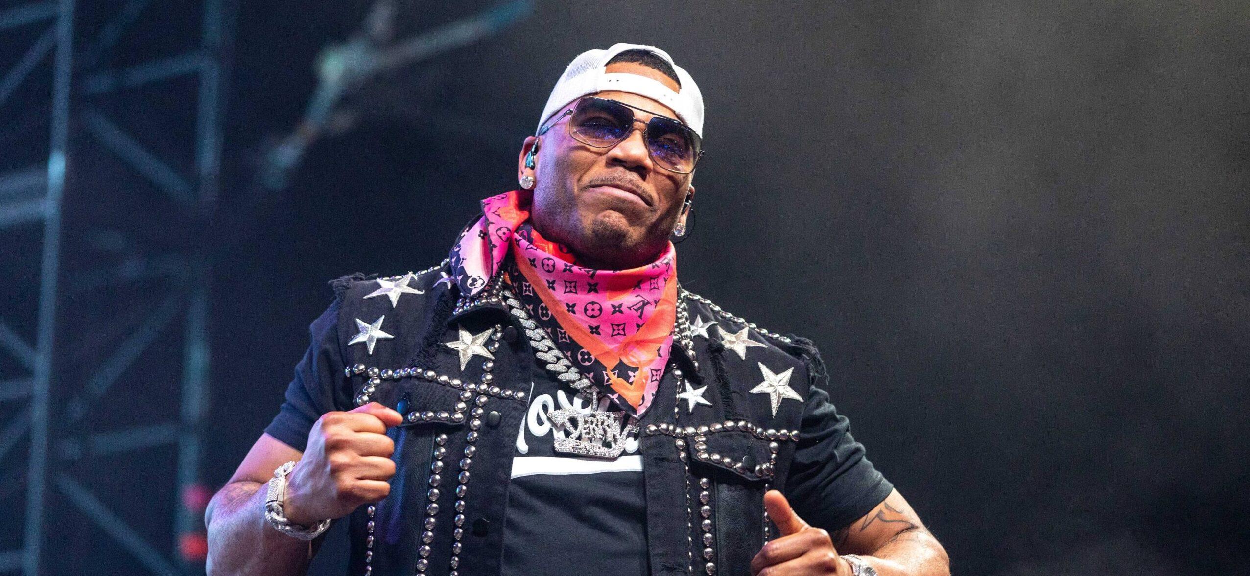 Rapper Nelly at the Stagecoach Music Festival 2023